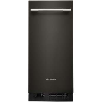 KitchenAid 15 Inch Automatic Clear Ice Maker With 25 Lb Capacity and Built-In Drain Pump: Black Ore — thumbnail 15